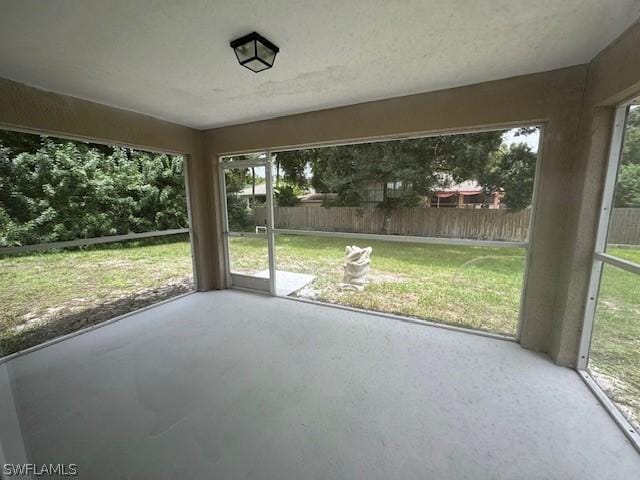 2813 52nd St W, Lehigh Acres, FL 33971 - view of unfurnished sunroom