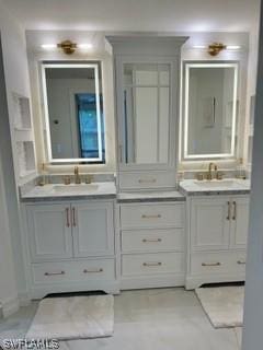 closet featuring sink