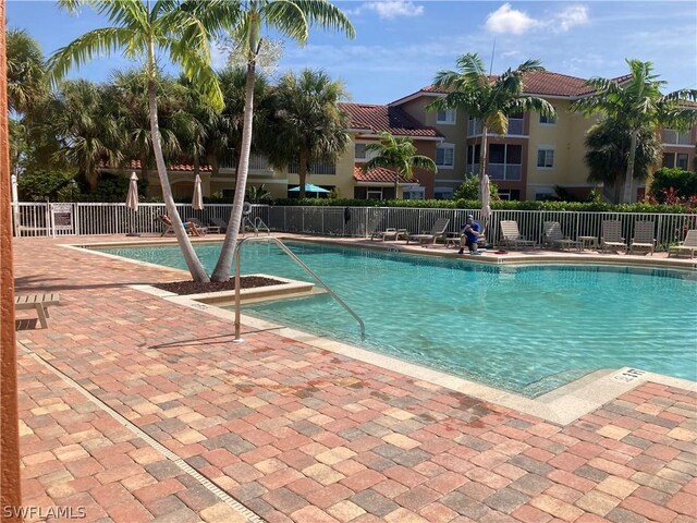 pool with fence