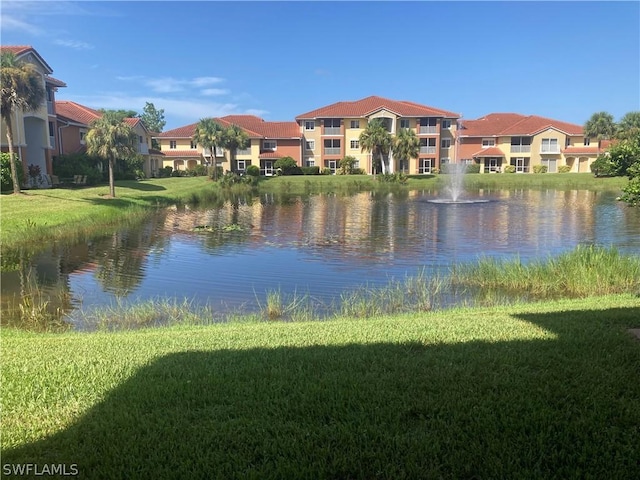 water view with a residential view