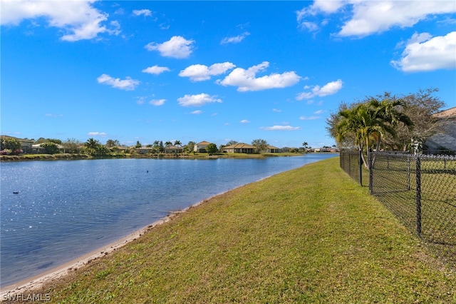 property view of water