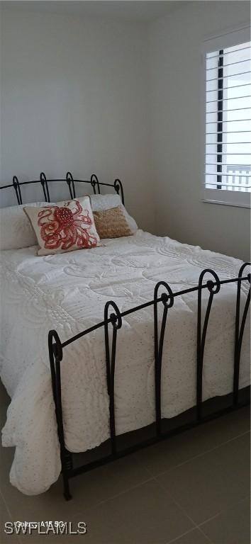 view of tiled bedroom