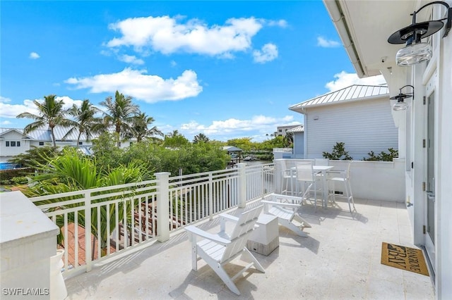 view of patio / terrace with outdoor dining area