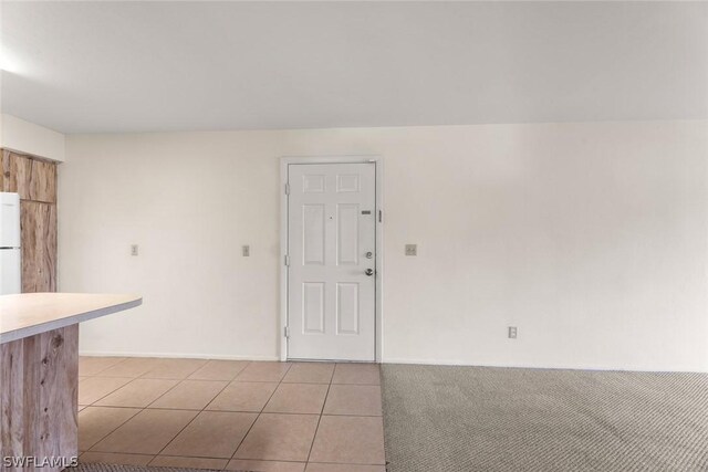 view of tiled spare room