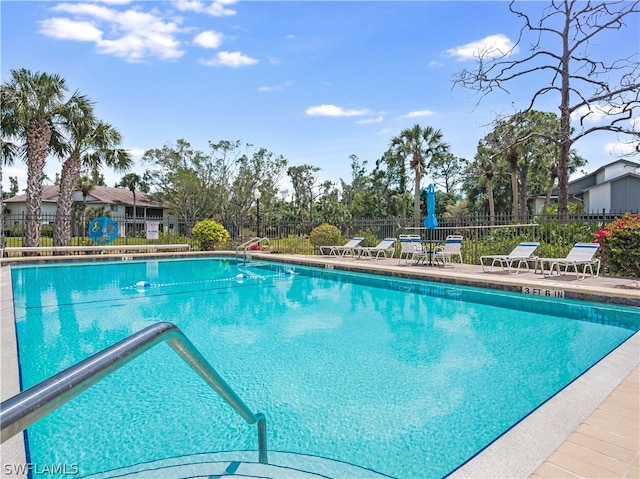 view of pool