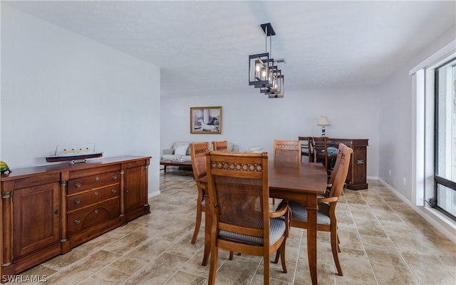 view of dining room