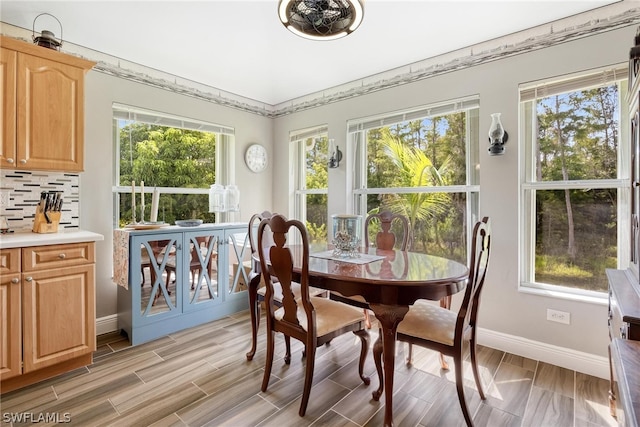 view of dining room