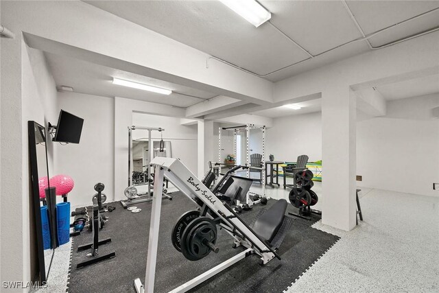 175 Conners Ave, Naples, FL 34108 - view of exercise room