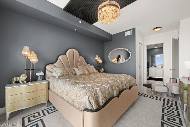3000 Oasis Grand Blvd Unit Mph3, Fort Myers, FL 33916 - bedroom with a chandelier