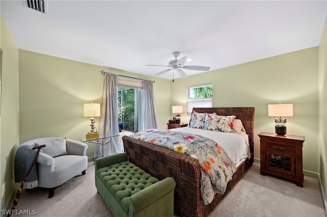 1303 Wahoo Ct, Naples, FL 34102 - carpeted bedroom featuring ceiling fan and baseboards