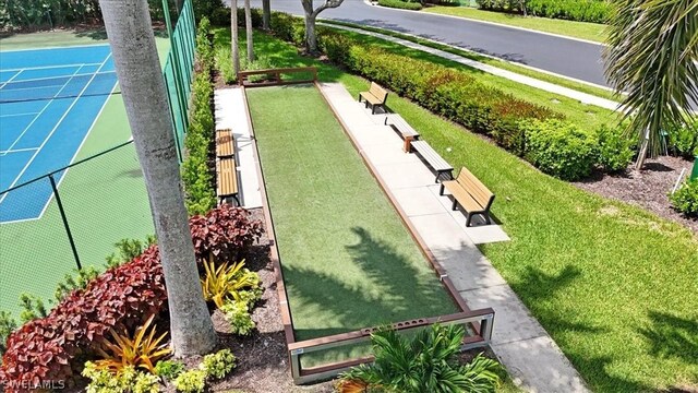 7685 Meadow Lakes Dr Unit 1301, Naples, FL 34104 - view of property's community with a bocce ball area