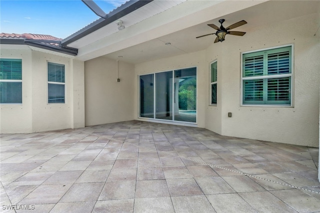 7787 Martino Cir, Naples, FL 34112 - view of patio / terrace featuring a ceiling fan