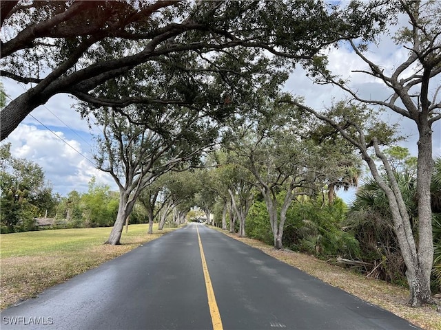 view of asphalt street