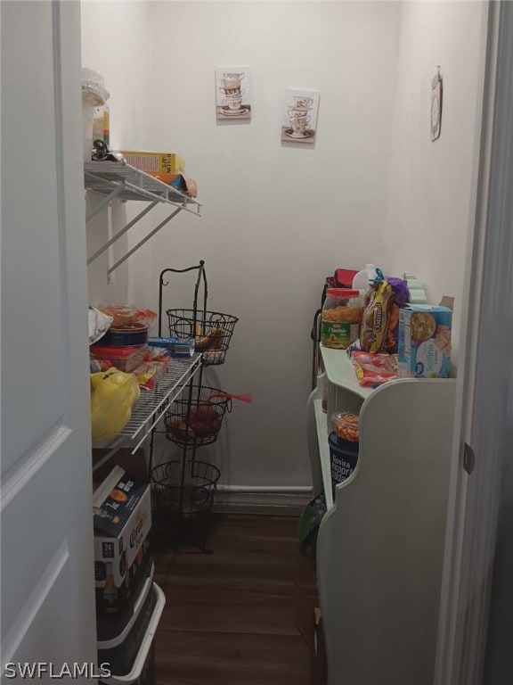 view of pantry