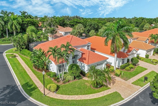 birds eye view of property featuring a residential view