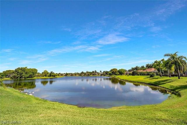 property view of water