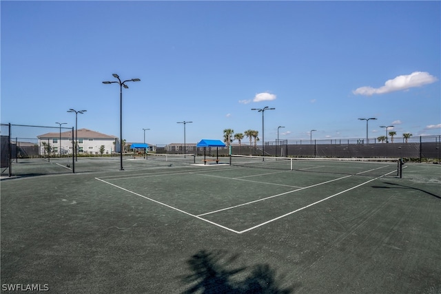 view of sport court