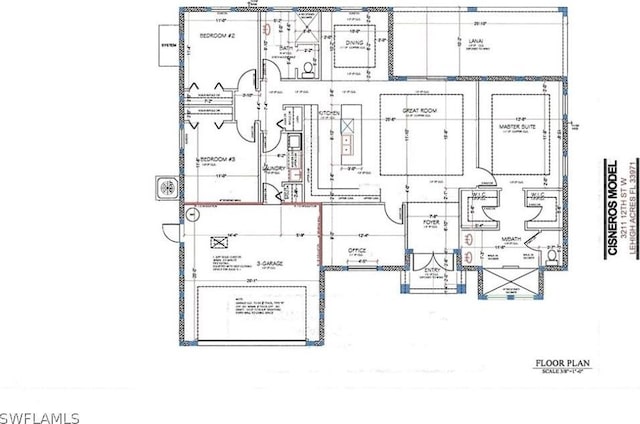 3211 12th St W, Lehigh Acres, FL 33971 - view of layout