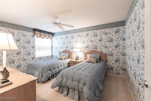 bedroom with ceiling fan and hardwood / wood-style flooring