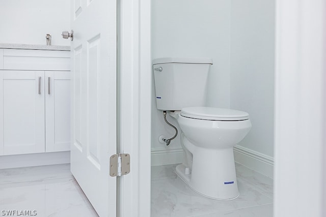 bathroom featuring toilet and tile patterned floors