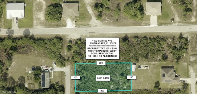 1122 Cortez Ave, Lehigh Acres FL, 33972 land for sale