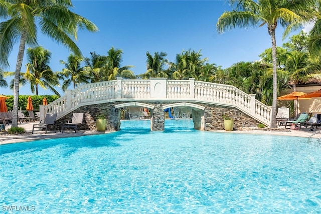 view of community pool