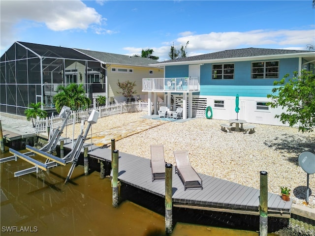 rear view of house featuring a patio area