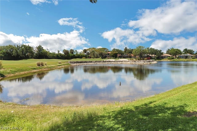 property view of water