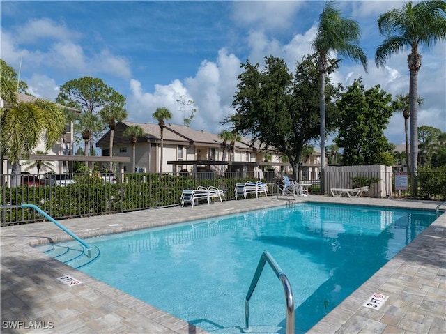 view of pool