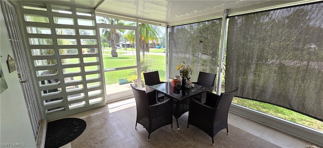 sunroom with a wealth of natural light