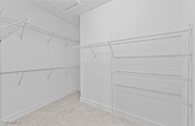 view of spacious closet