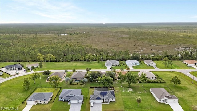 drone / aerial view featuring a residential view