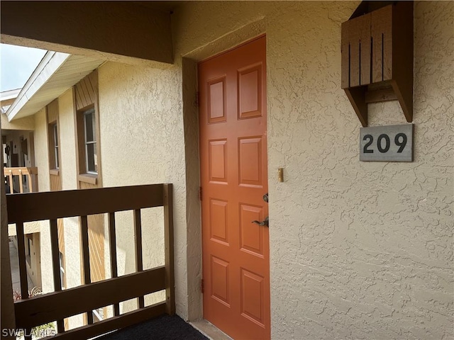 view of entrance to property