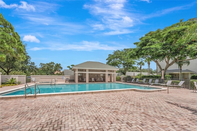900 Arbor Lake Dr Unit 206, Naples, FL 34110 - view of pool with a patio area