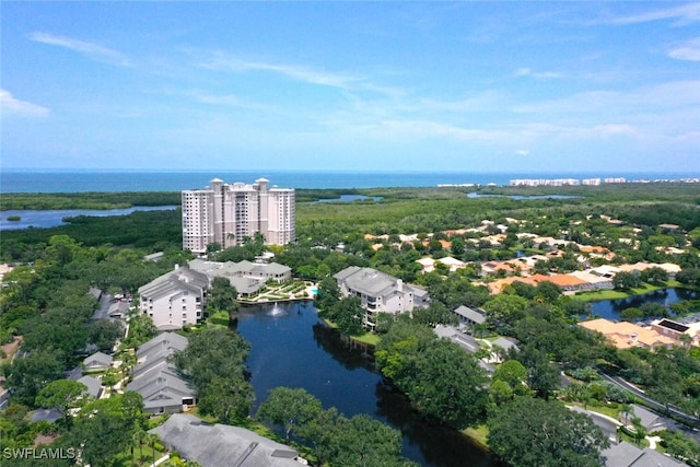 900 Arbor Lake Dr Unit 206, Naples, FL 34110 - aerial view featuring a water view