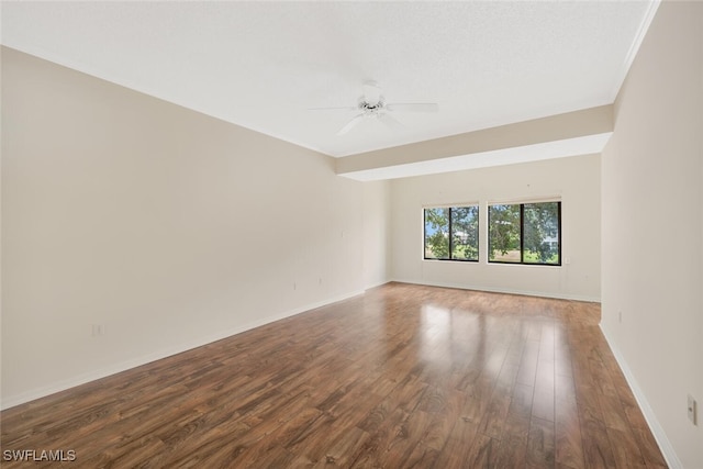 900 Arbor Lake Dr Unit 206, Naples, FL 34110 - spare room featuring hardwood / wood-style floors and ceiling fan