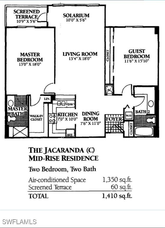 900 Arbor Lake Dr Unit 206, Naples, FL 34110 - floor plan