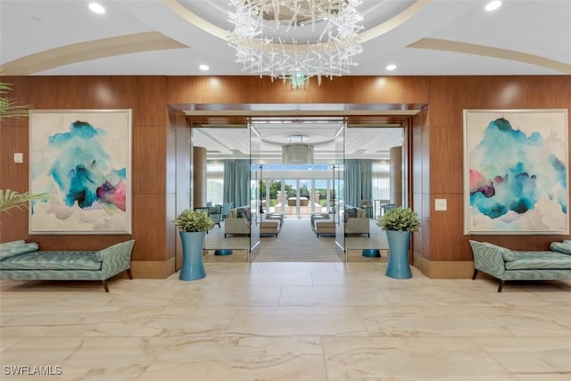 4800 Pelican Colony Blvd Unit Ph2103, Bonita Springs, FL 34134 - community lobby featuring wooden walls and recessed lighting