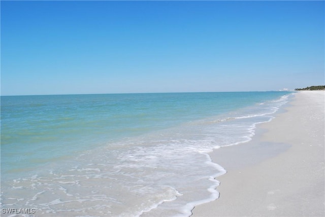 water view featuring a view of the beach