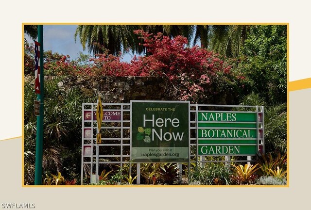 view of community / neighborhood sign