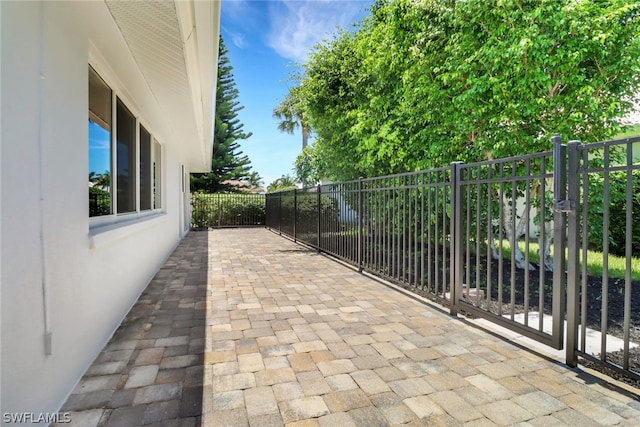 view of patio