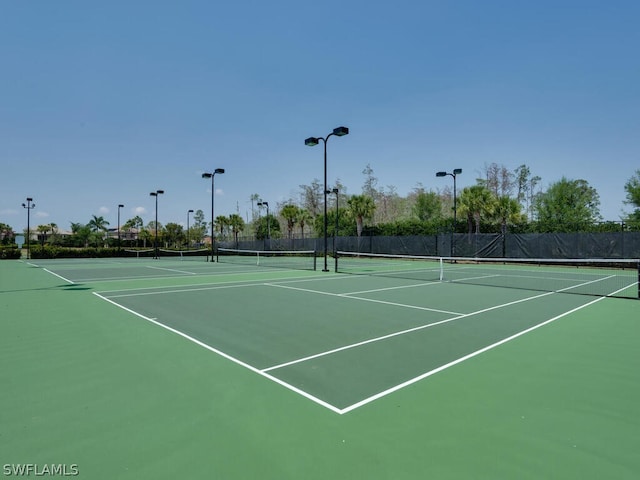 view of sport court with basketball court