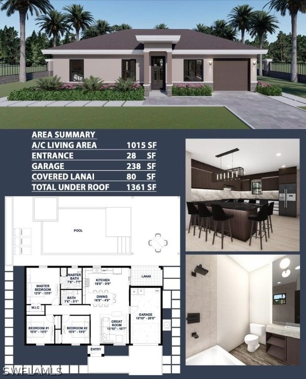 361 Paddock St, Lehigh Acres, FL 33974 - view of a document with a collage of images