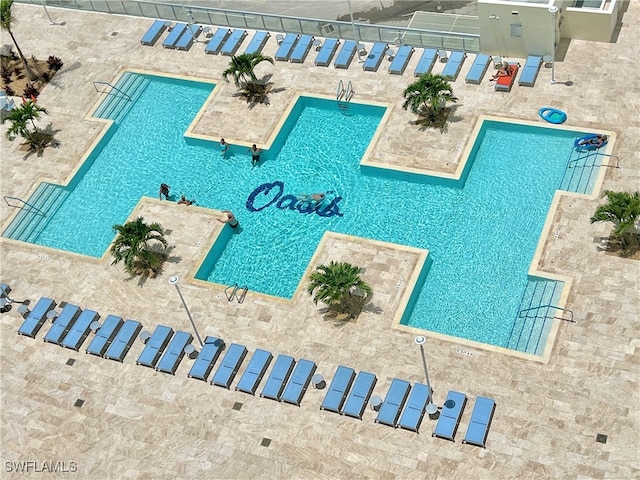 view of pool