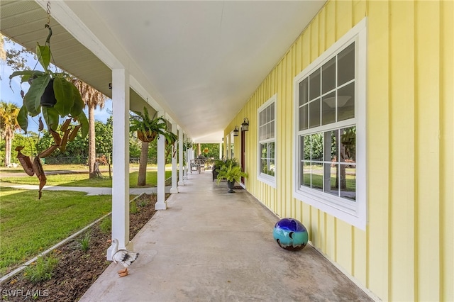 view of patio / terrace featuring a porch