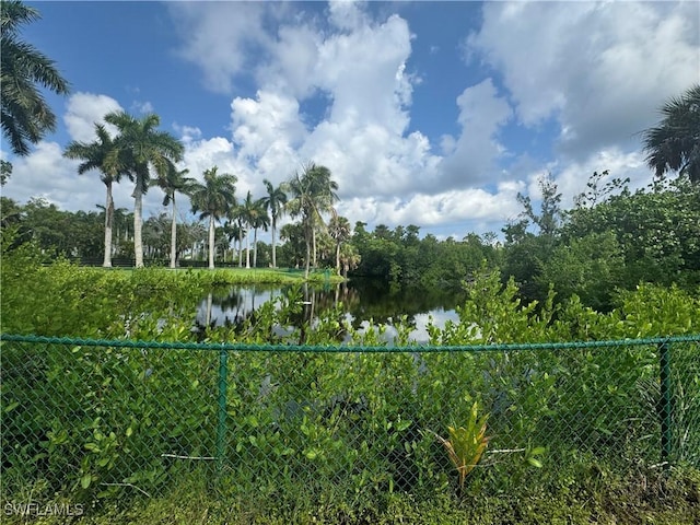 view of water feature