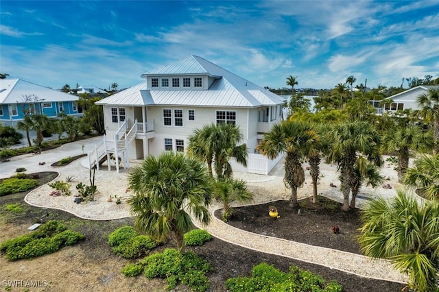 view of rear view of property