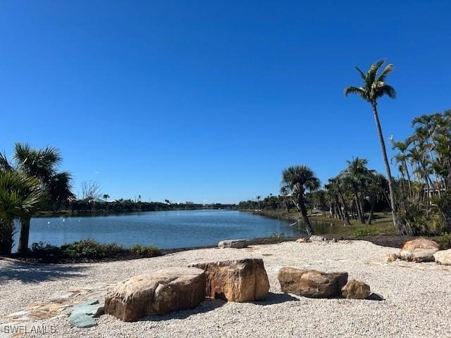 view of water feature