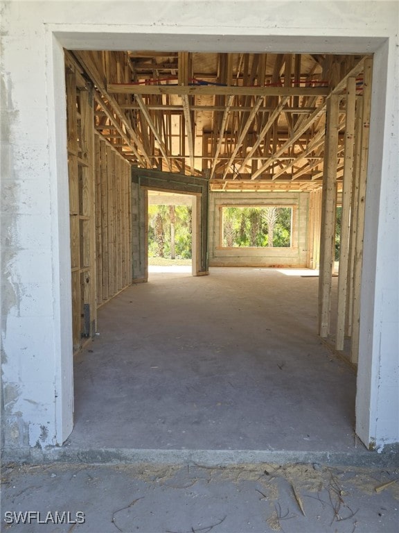 view of horse barn