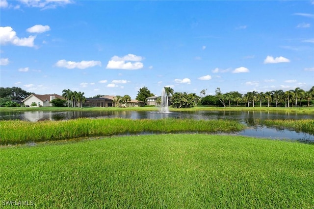 view of water feature